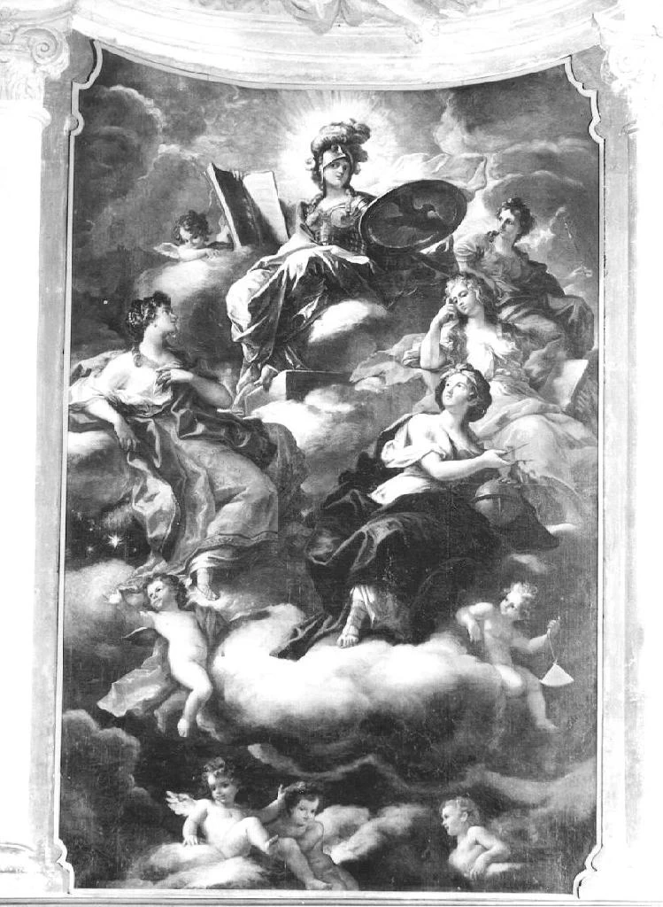 La divina sapienza circondata dalle arti - Palazzo dell'Università di Genova